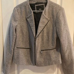 NWOT MOSSISMO MARLED TWEED MOTO BLAZER XXL